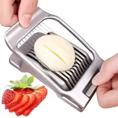 LMETJMA Stainless Steel Egg & Food Slicer