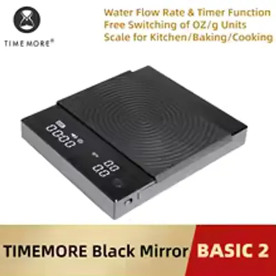 TIMEMORE Basic 2 Black Mirror Coffee & Espresso Scale