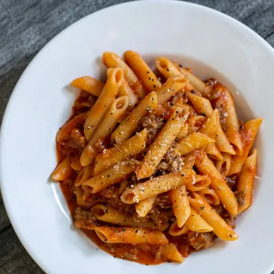 Creamy Four-Cheese Pasta Bake